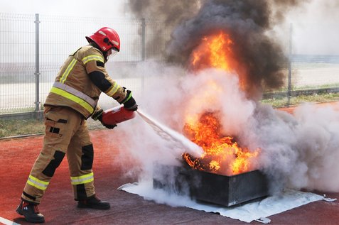 Żołnierze z 32 BLT wygrali zawody strażackie
